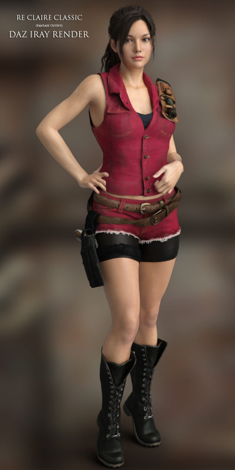 RE CLAIRE CLASSIC FOR G3F – Renderopedia | Daz & Poser Content
