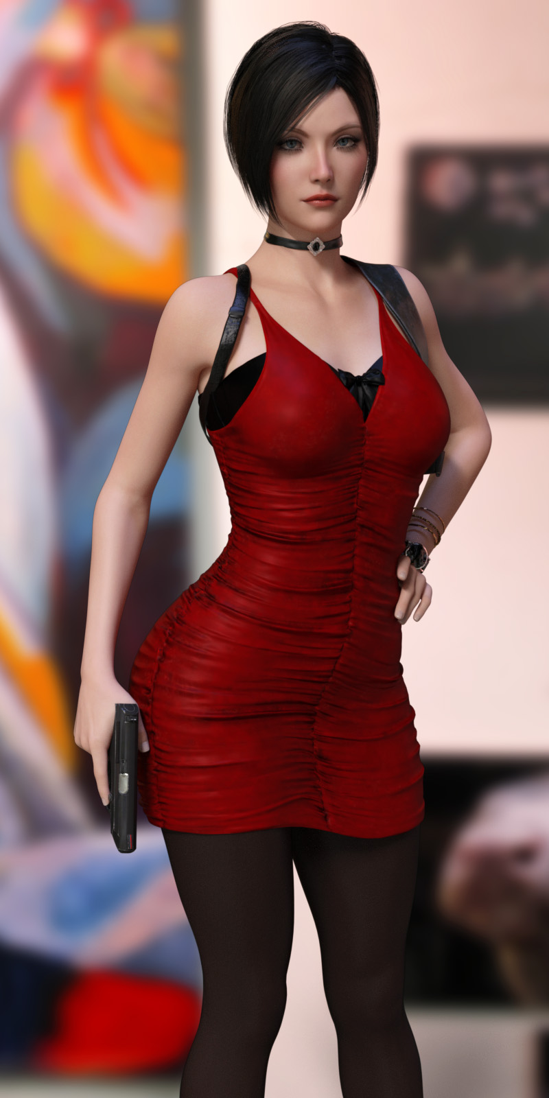 Re2 Ada Wong Outfit For G3f Renderopedia Daz And Poser Content