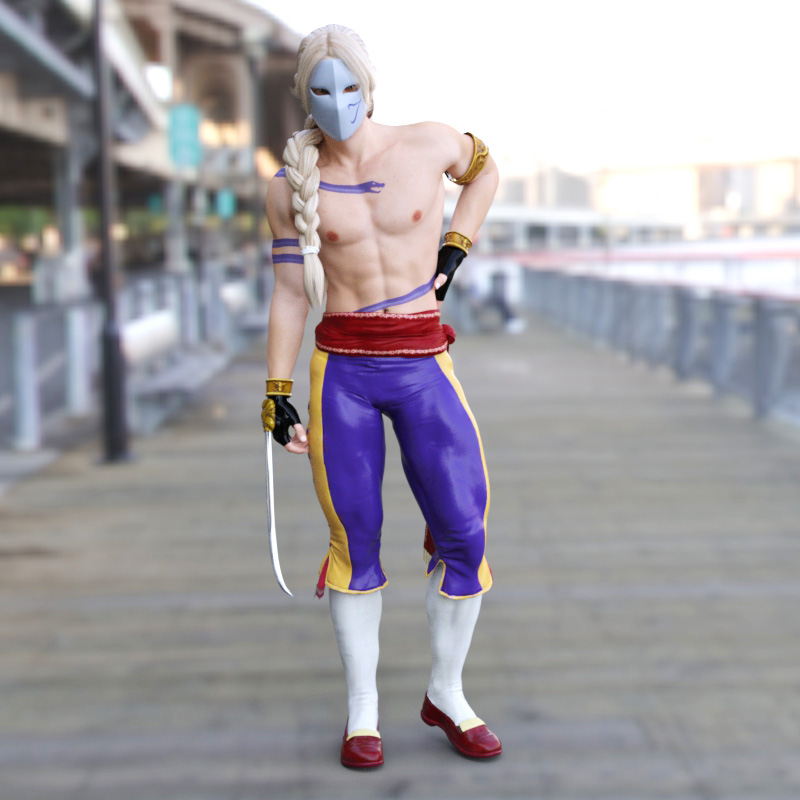 Street Fighter Vega Cosplay Costume