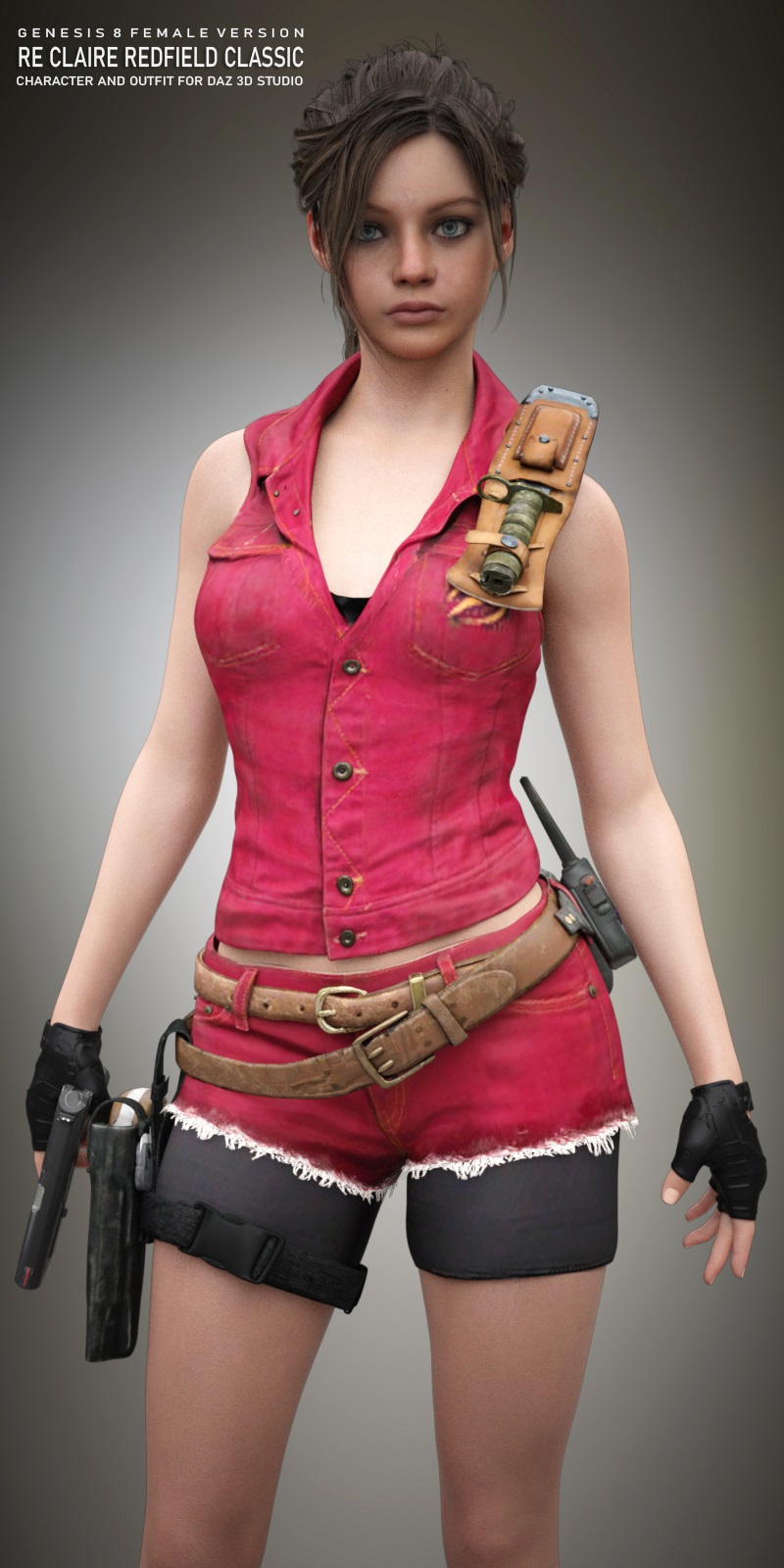 Rev2 Claire Redfield For G8f Extra Renderopedia Daz P 