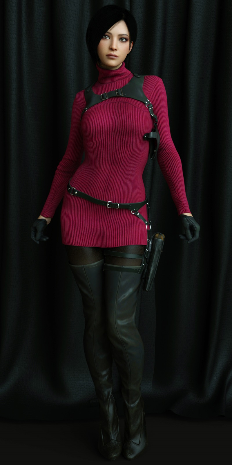 RE4 Ada Wong For G8F pose 04 – Renderopedia | Daz & Poser Content