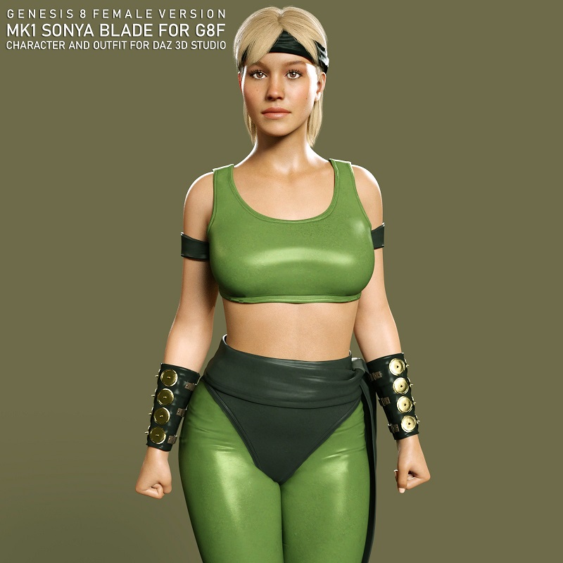 SF6 - Cammy for Genesis 8 Female  3d Models for Daz Studio and Poser